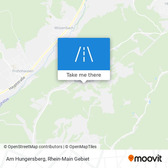 Am Hungersberg map
