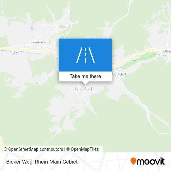 Карта Bicker Weg