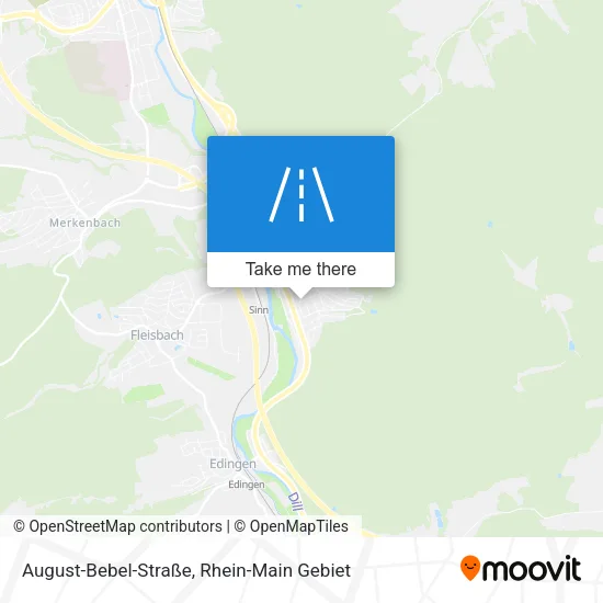 Карта August-Bebel-Straße