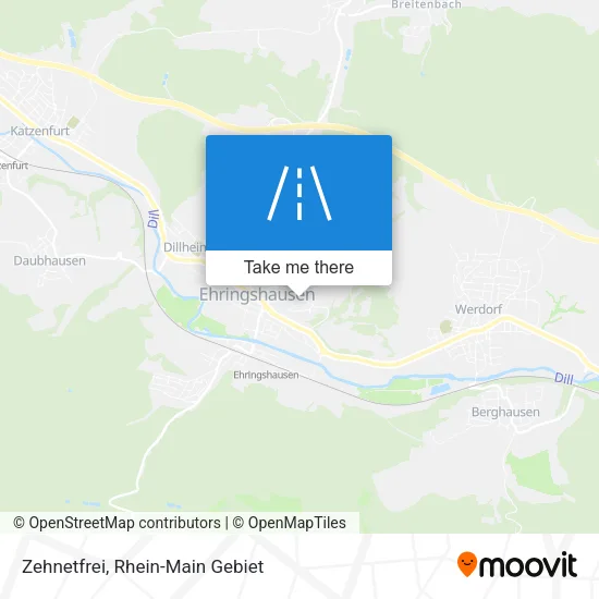 Карта Zehnetfrei