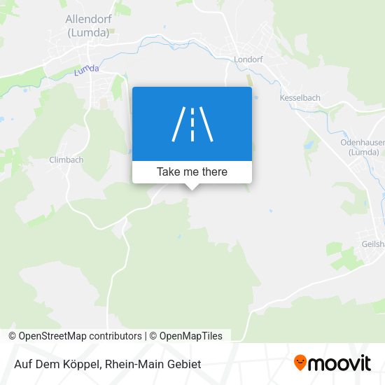 Auf Dem Köppel map