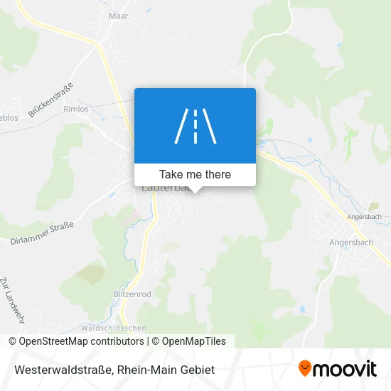 Карта Westerwaldstraße