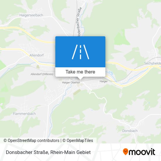 Donsbacher Straße map