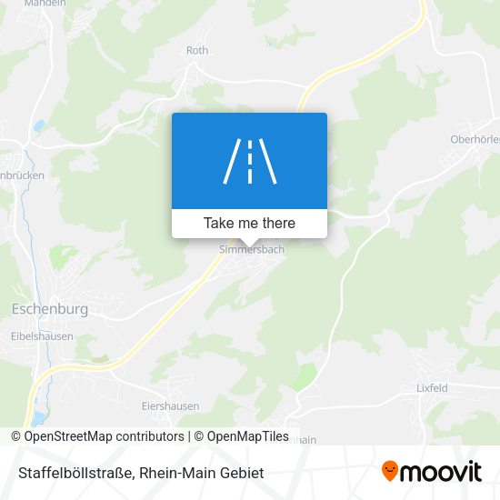Staffelböllstraße map