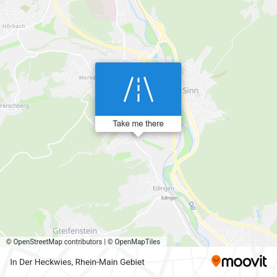 In Der Heckwies map