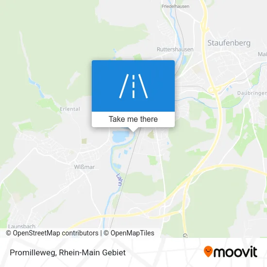 Карта Promilleweg