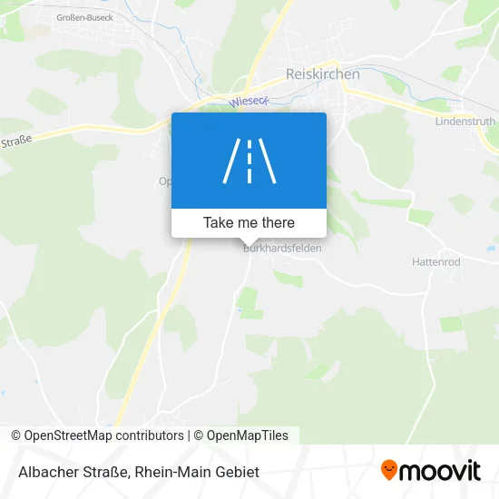 Карта Albacher Straße