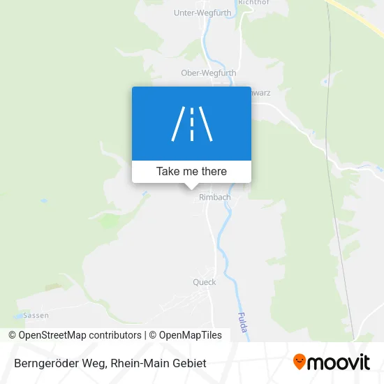 Карта Berngeröder Weg