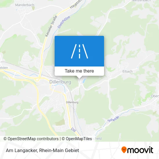 Карта Am Langacker