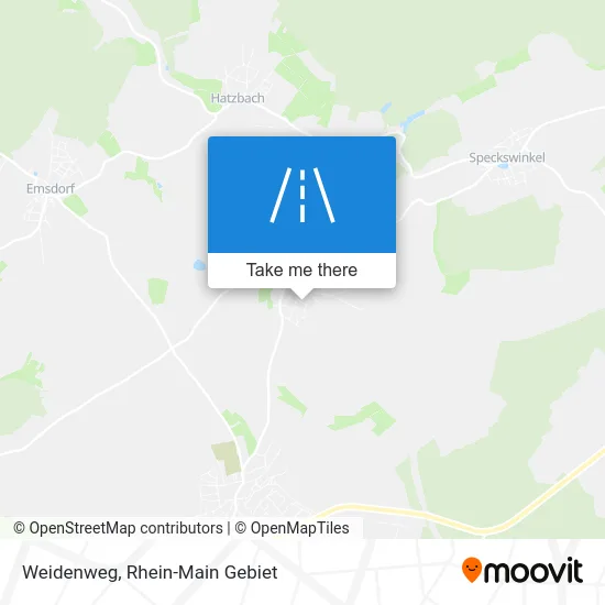 Карта Weidenweg