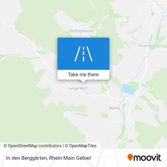 In den Berggärten map