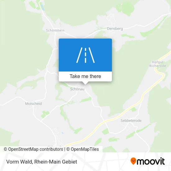 Карта Vorm Wald