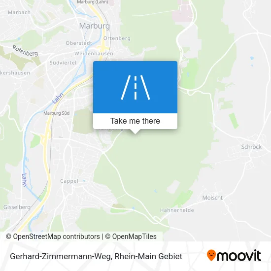 Карта Gerhard-Zimmermann-Weg