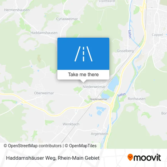 Карта Haddamshäuser Weg