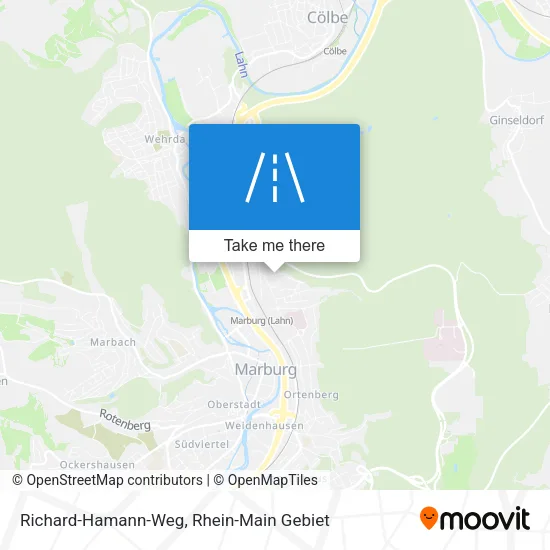 Карта Richard-Hamann-Weg