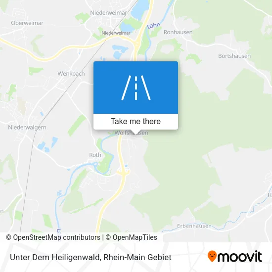 Карта Unter Dem Heiligenwald