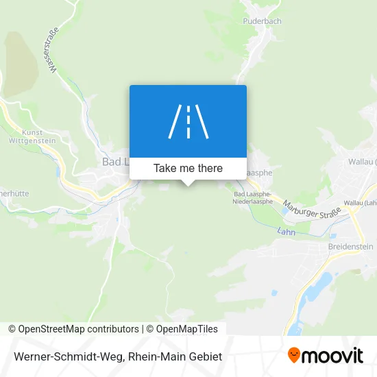 Карта Werner-Schmidt-Weg