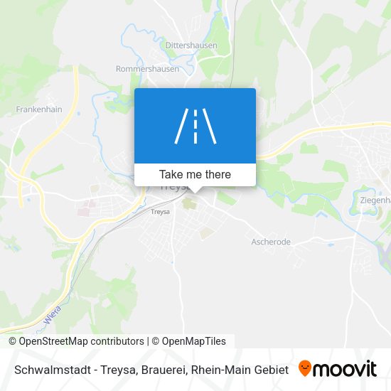 Schwalmstadt - Treysa, Brauerei map
