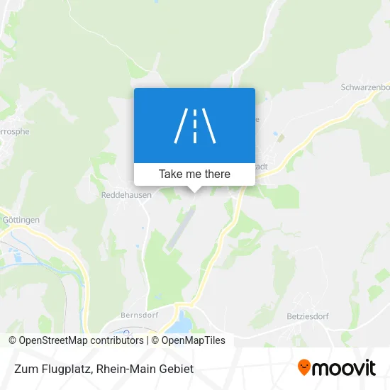 Карта Zum Flugplatz