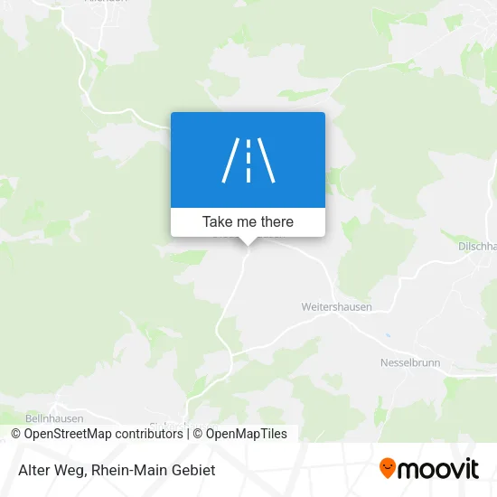 Карта Alter Weg