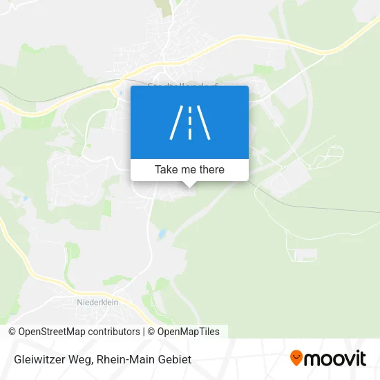 Карта Gleiwitzer Weg