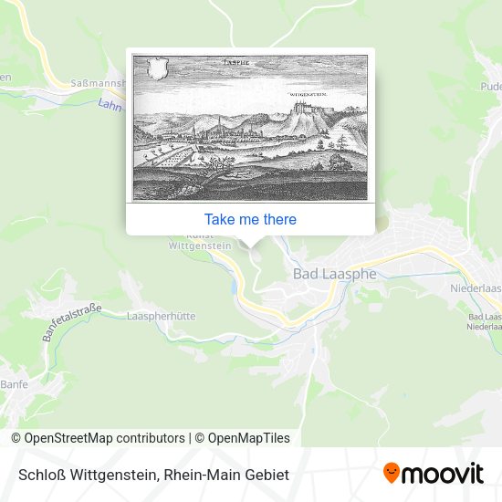 Schloß Wittgenstein map