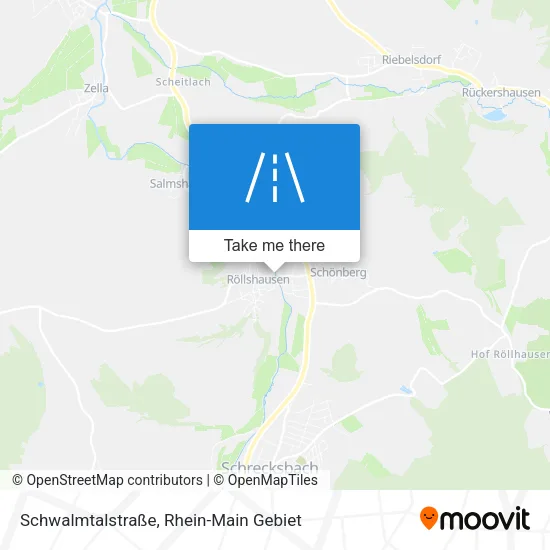 Карта Schwalmtalstraße