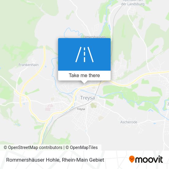Rommershäuser Hohle map