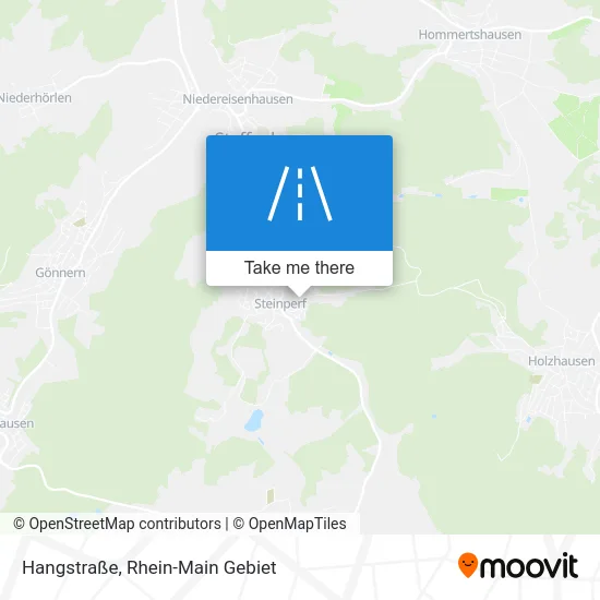 Карта Hangstraße