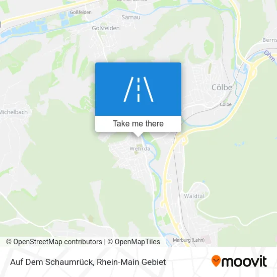 Карта Auf Dem Schaumrück