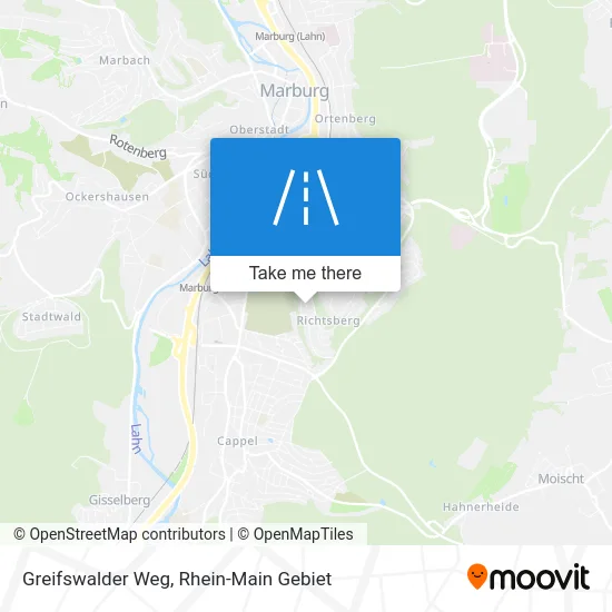 Карта Greifswalder Weg