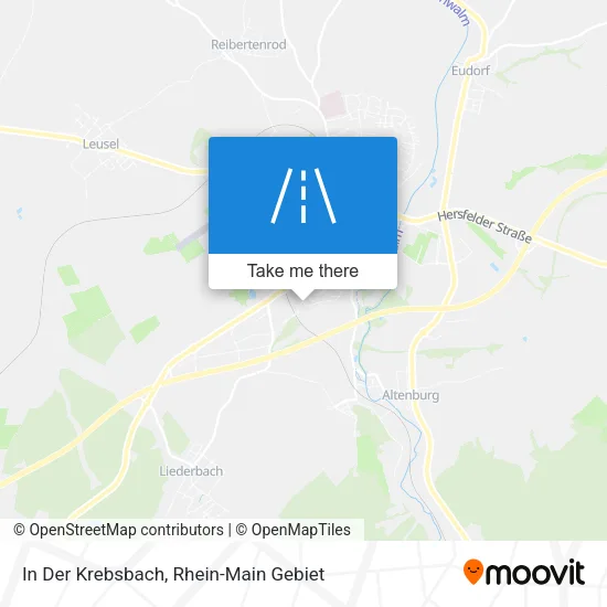 Карта In Der Krebsbach