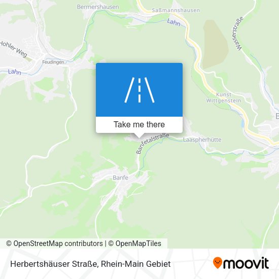 Herbertshäuser Straße map