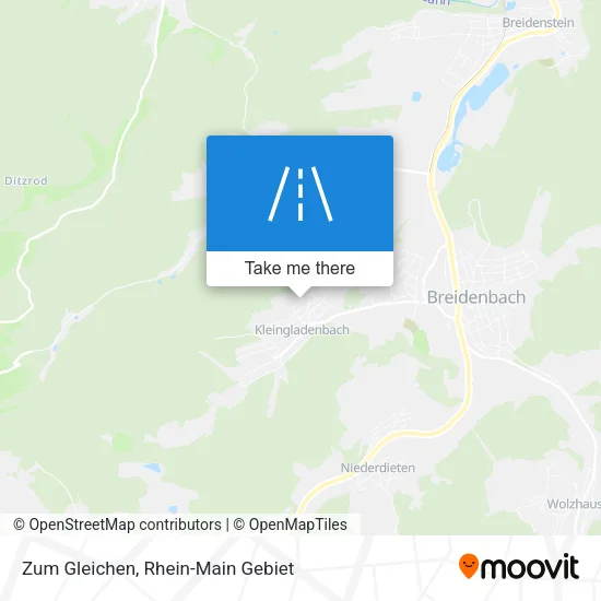 Карта Zum Gleichen