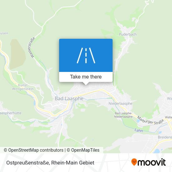 Ostpreußenstraße map