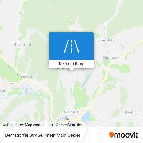 Bernsdorfer Straße map