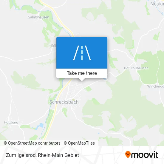 Карта Zum Igelsrod