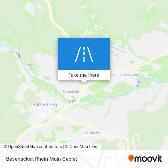 Besenacker map