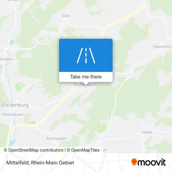 Карта Mittelfeld