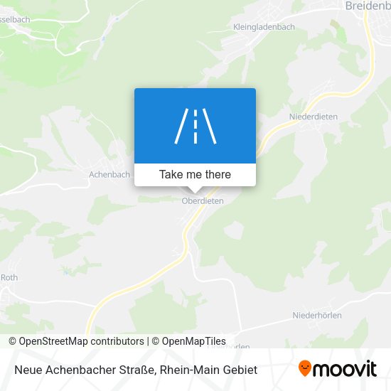 Neue Achenbacher Straße map