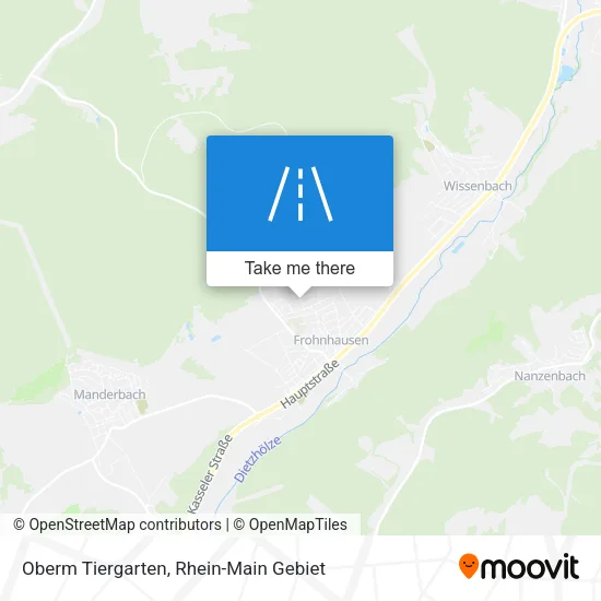 Карта Oberm Tiergarten