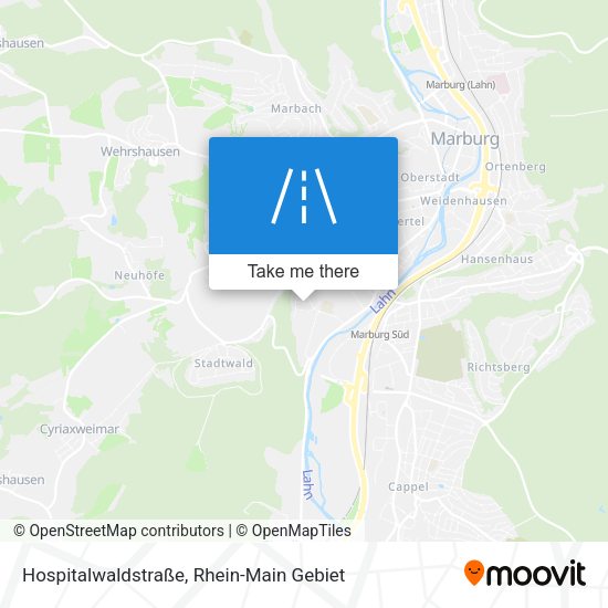 Hospitalwaldstraße map