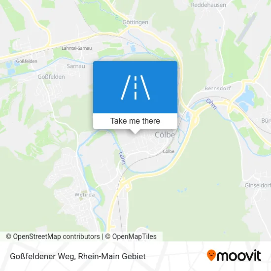 Карта Goßfeldener Weg