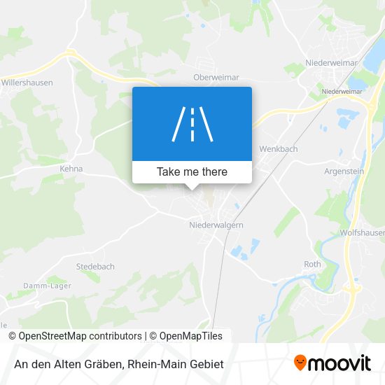 An den Alten Gräben map