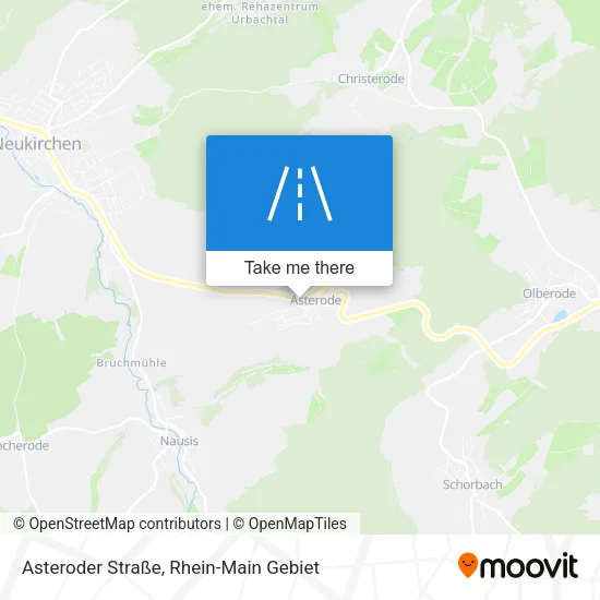Карта Asteroder Straße