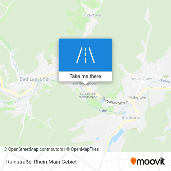 Карта Rainstraße