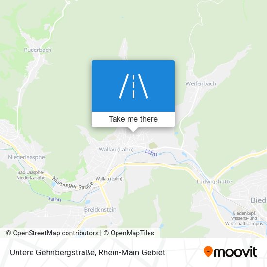 Untere Gehnbergstraße map