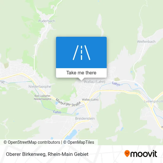 Карта Oberer Birkenweg