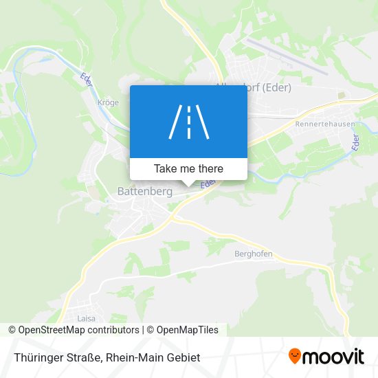 Thüringer Straße map