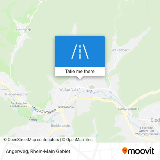 Карта Angerweg